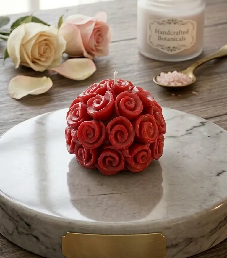 Rosette Pomander Candle