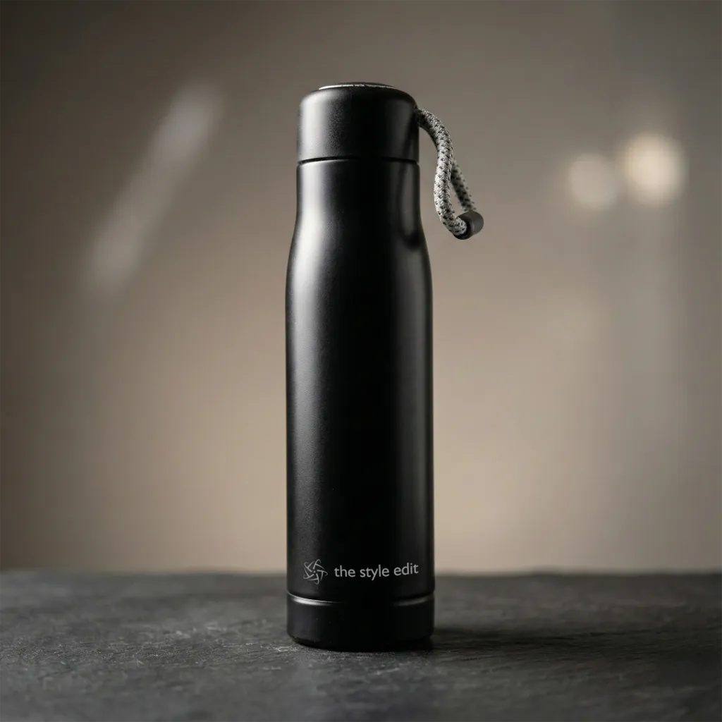 LoopCarry Insulated Steel Bottle (Black)