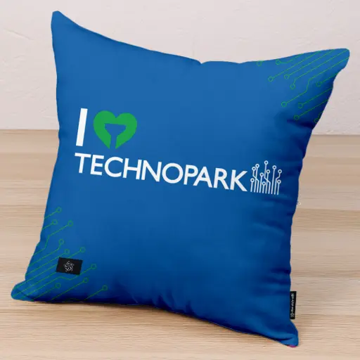 Premium Decorative Cushion - I Love Technopark Cushion