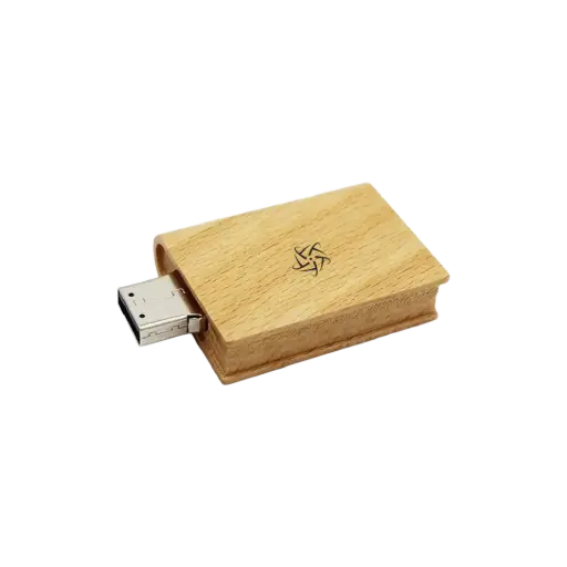 Wooden Book Pen Drive - 8GB